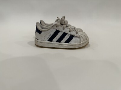 Adidas Superstar Shell-Toe Toddler Shoes Size 5 | eBay