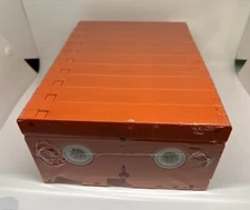 10 NEW V0 EMPTY VHS TAPE SHELL, ORANGE,  VS-ORG00