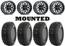 Kit 4 GMZ Ivan IRONMAN Stewart 32x9.5-14 on Krank Matte Black Nar 1KXP