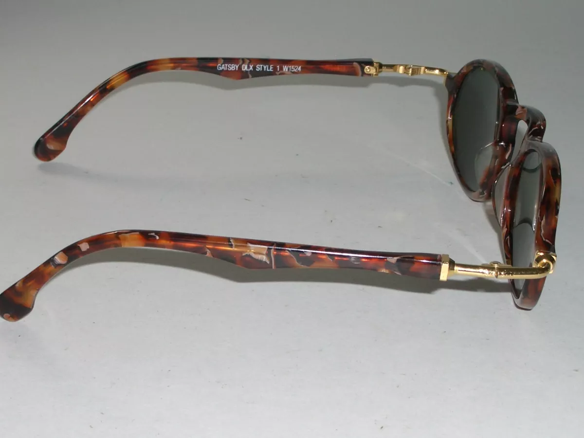 B&L RAY BAN W1524 PEARLIZED MOSAIC FRAMES GATSBY DLX STYLE 1 G15 SUNGLASSES MINT