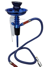 portable Hookah Set Blue and Free Gift