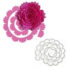 3D Spiral Flower Metal Die Cuts,Daisy Flower Garland Wedding Cutting Dies Cut...