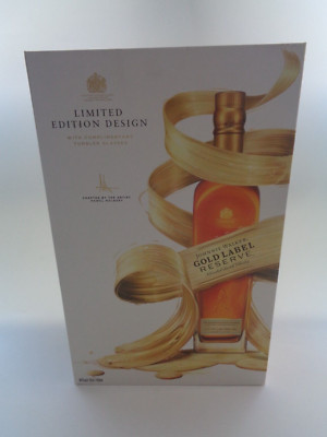 Johnnie Walker Gold Label limited Edition 2 original Tumbler massiv 700m 40% OVP