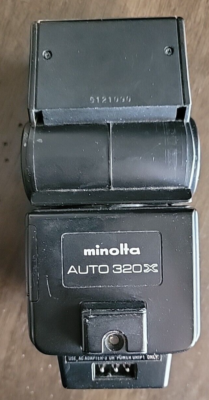 Konica Minolta Auto Electroflash 320X Shoe Mount Flash for sale 