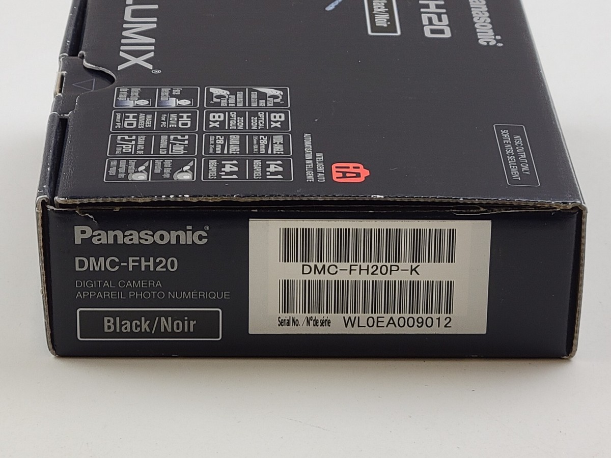 Original BOX & MANUAL ONLY for Panasonic Lumix DMC-FH20