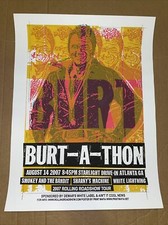 BURT-A-THON Mondo Poster Print PRINT MAFIA 2007 Rolling Roadshow Alamo Reynolds