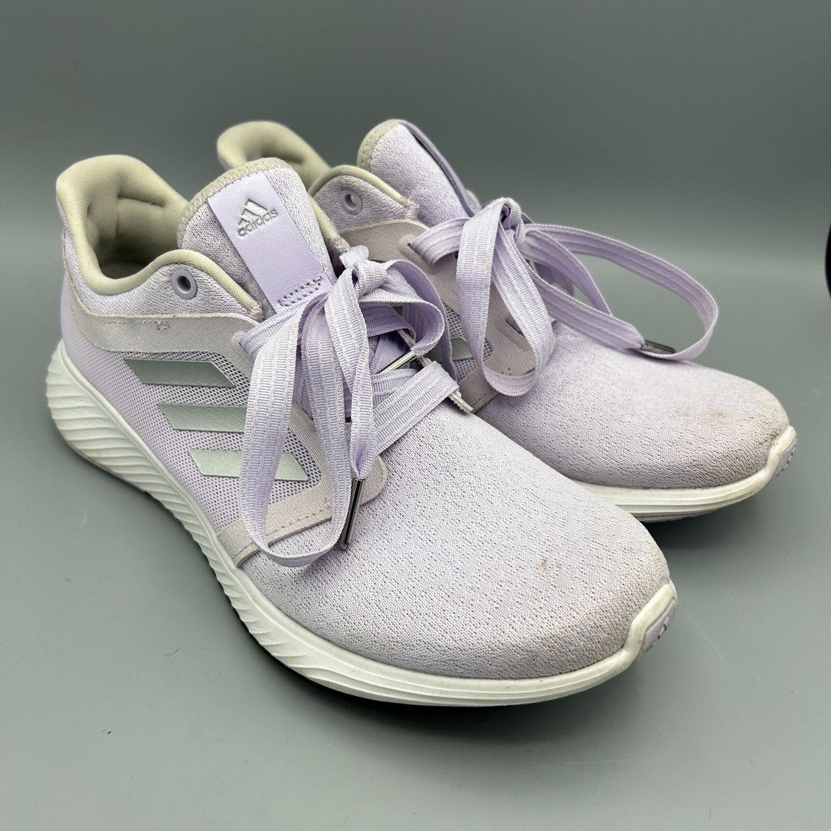 Women's Adidas 1/2 Bounce Sneakers Pale Purple Running Lace Up Shoes