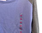 (NWD) Jenni By Jennifer Moore Purple/Gray Long Sleeve Pajama/Lounge Top Size XS — photo 2