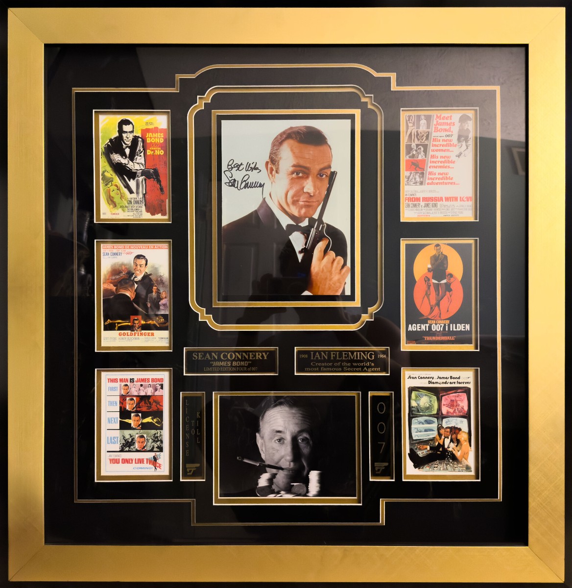 HWC Trading FR A3 James Bond - Dr. No Sean Connery Cadeaux imprimés