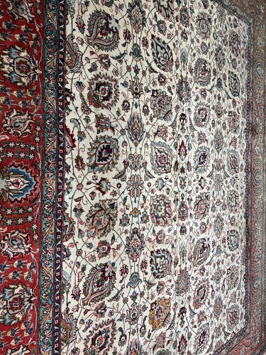 Seltener Unikat Handgeknüpfter Orientteppich Täbris 390x300 cm rug carpet - Bild 11 von 23