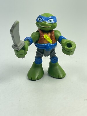 2015 TMNT Teenage Mutant Ninja Turtles HALF SHELL LEONARDO Action Figure 2.5''