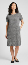 MICHAEL KORS ANIMAL PRINT SHORT SLEEVE DRESS SIZE L NWT