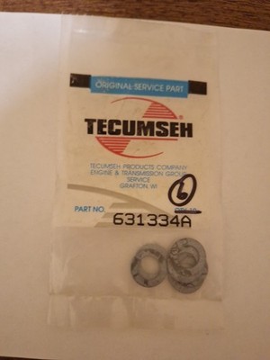 (6) Pack OEM Genuine Tecumseh Bowl Nut Gaskets. Part 631334A