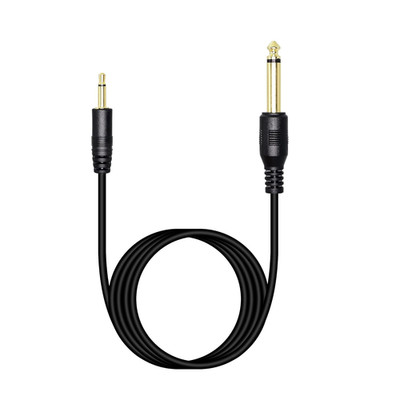 1/8'' to 1/4'' TS Cable, Gold Plated 3.5Mm Mono Male to 6.35Mm Mono Male Audio Cab