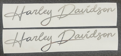 Harley-Davidson Aufkleber Reproduktionen - Hochwertiges Vinyl (Paar) - Farbe ...