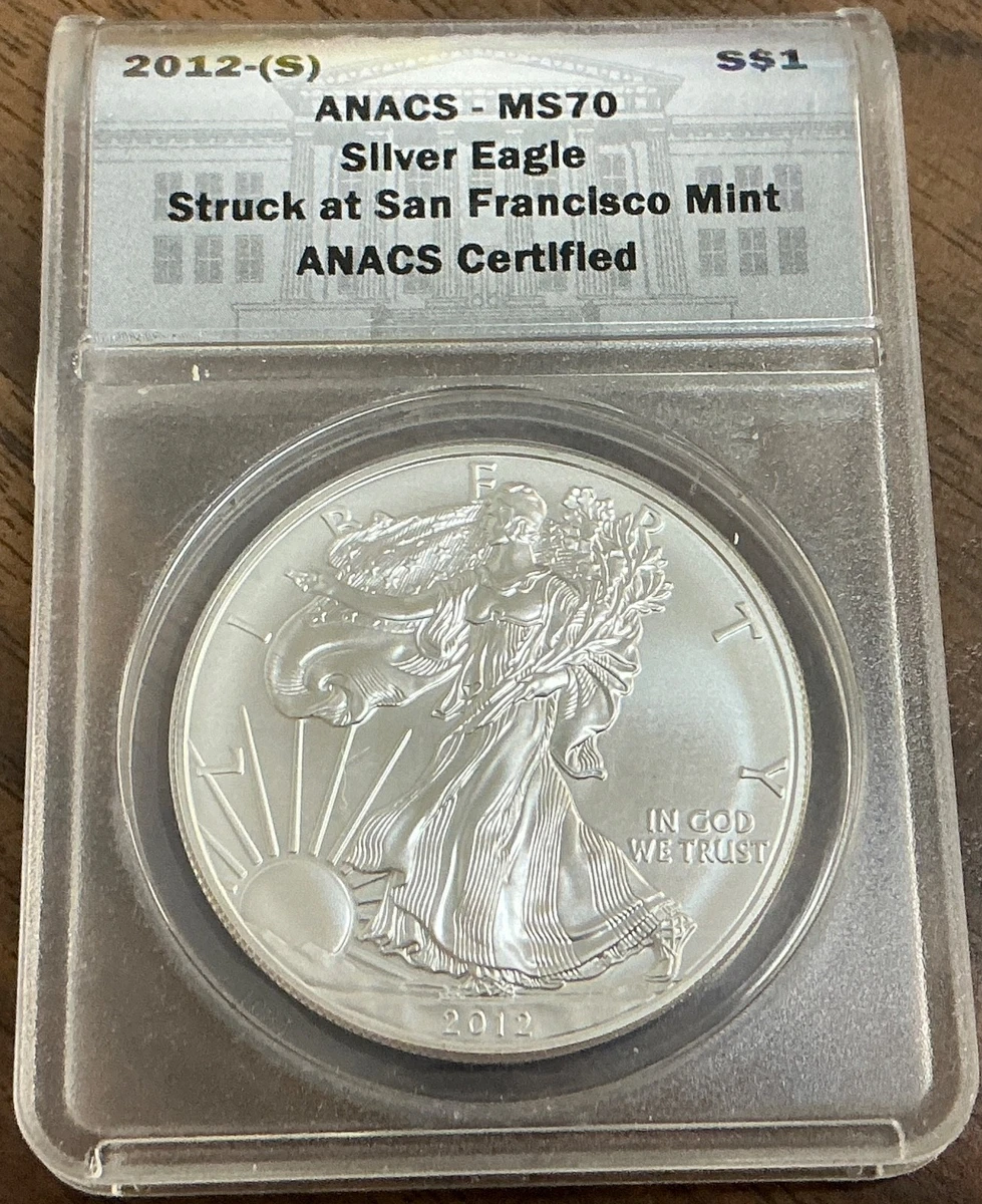 American Eagle MS 70 Graded 2012 Silver Bullion Coins for sale | eBay