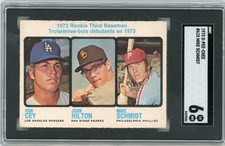 1973 O-PEE- CHEE Mike Schmidt, Ron Cey #615, ROOKIE SGC 6 HOF