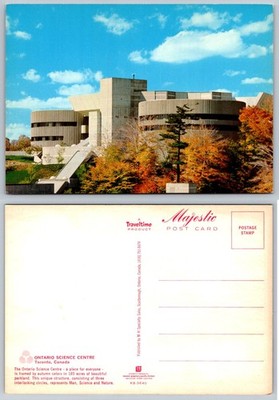 Vintage Ontario Science Centre Toronto Canada Postcard Brutalist Architecture