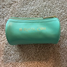Rustic Cuff Cylinder Jewelry Storage Bag Teal...
