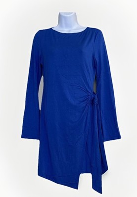 Side Tie Long Sleeve Dress Size S Royal Blue NWT, Cottage Core, Gypsy