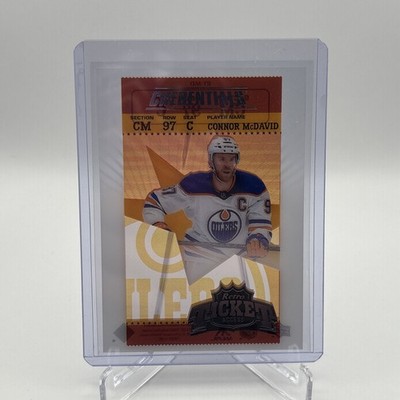 2024-25 Upper Deck Credentials CONNOR MCDAVID Retro Ticket Acetate Oilers #RT-MD
