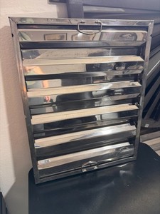 Winco HFS-2016 Stainless Steel Hood Filter 16” x 20” x 1.5” Commercial Kitchen