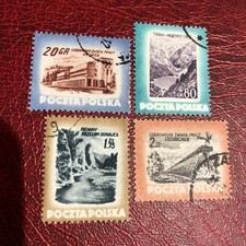 Poland Stamps 1953 USED Health Resorts