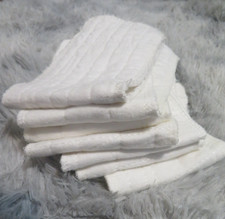 8 Pack Cotton Inserts for Baby Cloth Diapers Reusable Washable New