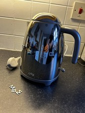 Smeg KLF03SSUK Kettle Retro 50s Style Stainless Steel Chrome - See Desc