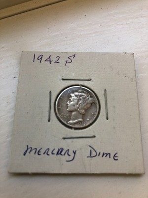 1942-S Mercury Silver Dime Free Shipping
