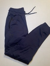 Under Armour UA Sportstyle Joggers Men Small Navy Tapered Sweatpants