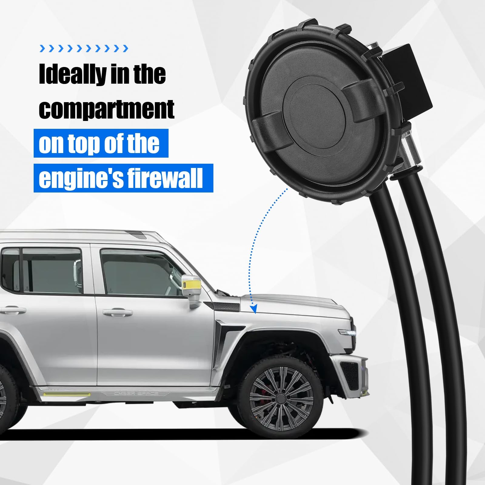 Differential Breather KIT, Remove Air Pressure from Differentials, Transmissi...