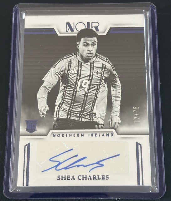 Panini Noir Road to FIFA World Cup 26 Shea Charles Northern Ireland Rookie 12/75