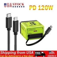 2 In 1 GaN Charger Scalable 120W Max Fast Charger Module With Type C & USB Ports