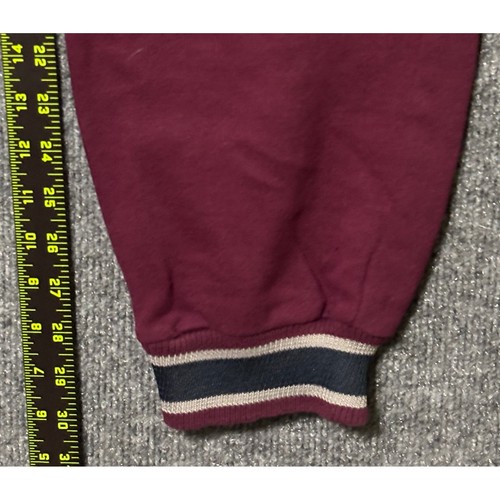 Fila Mens XL Joggers Sweatpants Tapered Maroon Striped Logo Drawstring - Picture 5 of 6