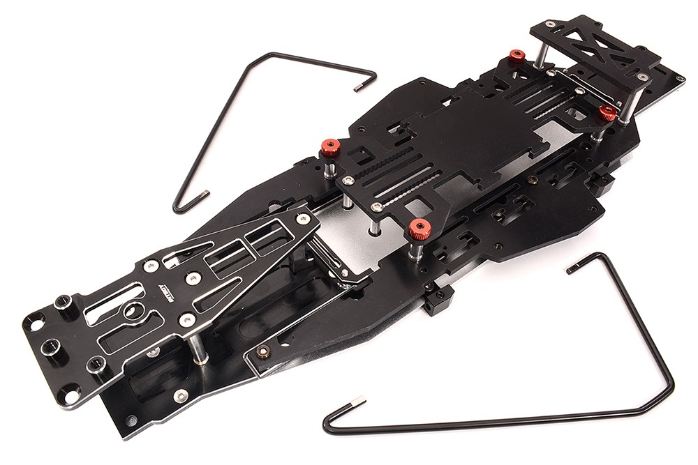Machined Chassis w/ Composite Upper Deck for Traxxas 1/10 Dr