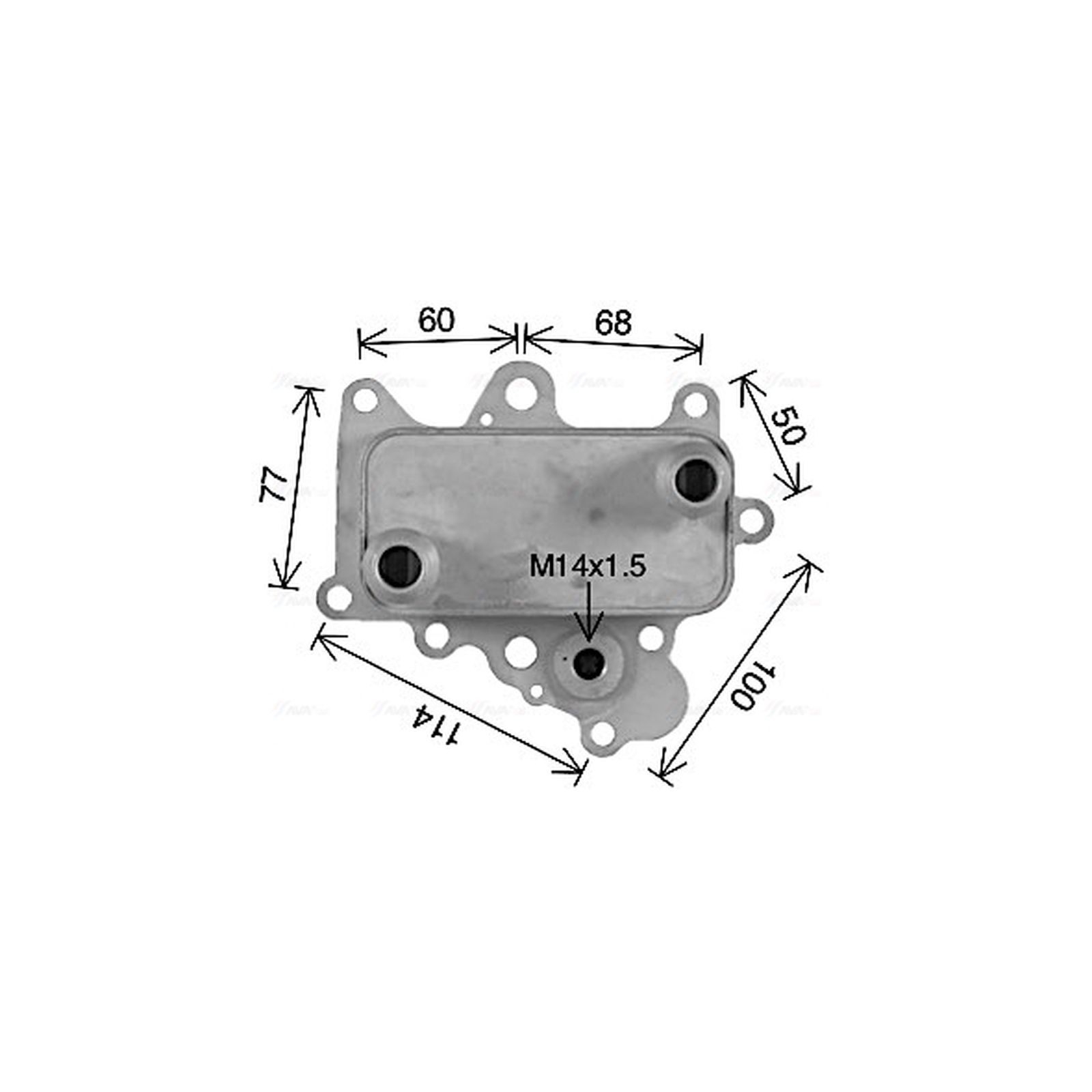 Fits AVA AL3152 OIL COOLER FIAT BRAVO (2007) 1.6 JTD MULTIJET - Image 7