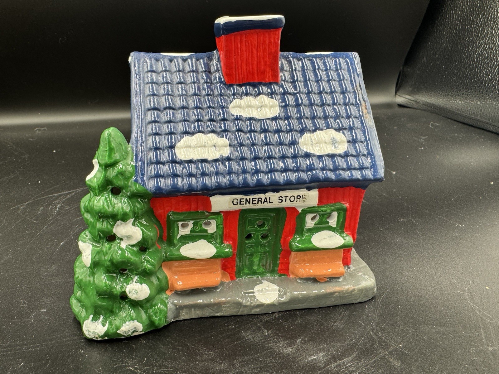 Pacific Rim vintage Christmas House General store Village Building