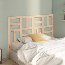 WALPLUS Bed Headboard 166x4x104 cm Solid Pine Wood Modern Panel