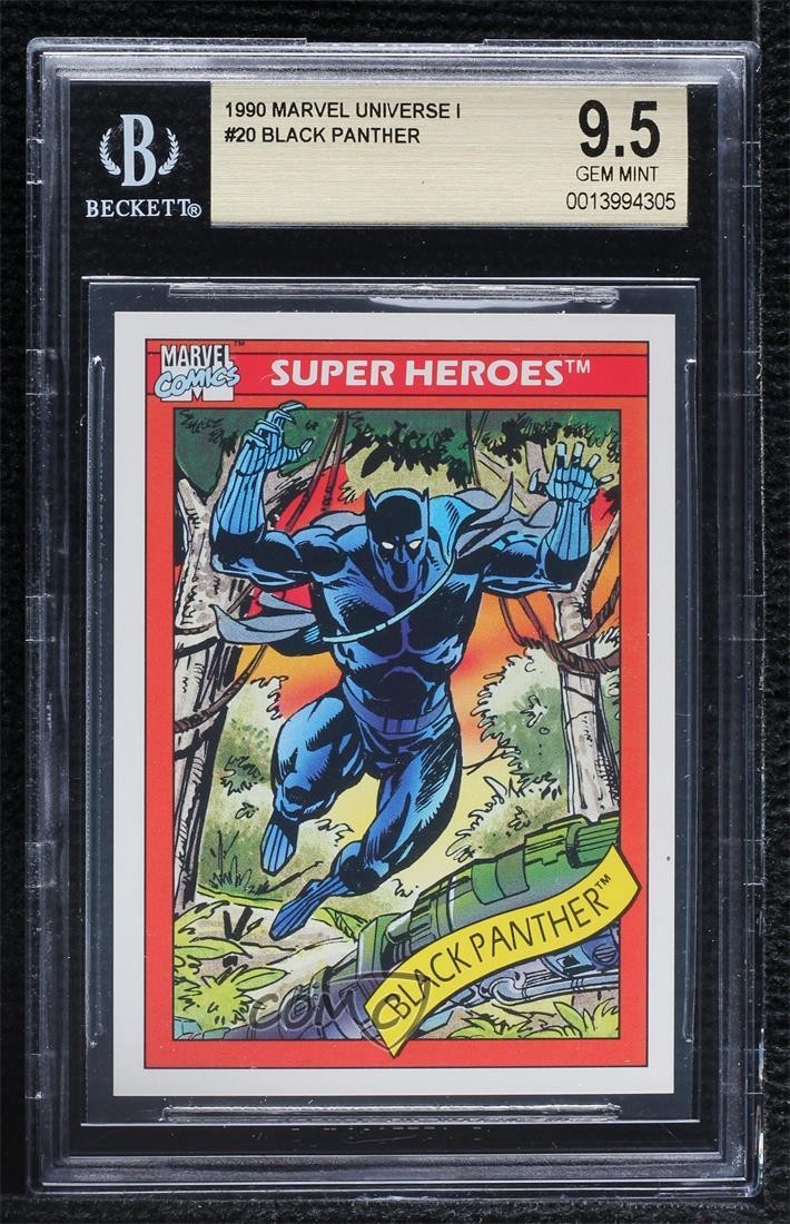 1990 Impel Marvel Universe Super Heroes Black Panther #20 BGS 9.5 GEM MINT ne4