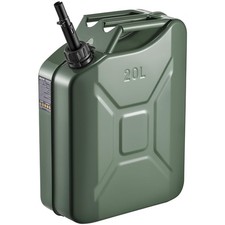 Kraftstoffkanister 20L, Benzinkanister Metall, Auslaufsicher, 6L/min, für Aut...