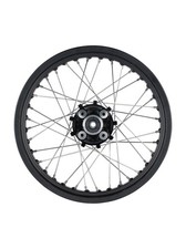 Mutt Mastiff 125 E4 18-20 Blk Stainless Spoke Aluminum Rim Rear Wheel ref no.4