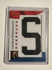 2000 Topps Heritage #PP-GW GEORGE WASHINGTON Letter S 46/50 NM-MT+