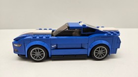 LEGO set #75871 Ford Mustang GT complete build no inst Speed Champions 6-wide