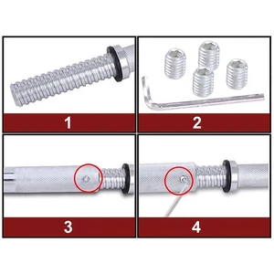 Ensemble de sonnettes réglables Dumbbell Connecting Rod Water Barbells for Pool Exercise