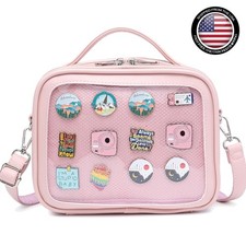 Versatile Pink Ita Messenger Bag for Anime, Parties Daily Use - Stylish Design