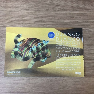 MUSIC54 MAGAZINE ADVERT 5X8 DJANGO DJANGO DEBUT ALBUM