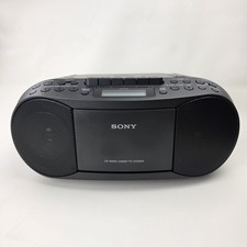 Sony CFD-S70 CD Cassette Boombox AM FM Radio Portable Stereo Tested Working