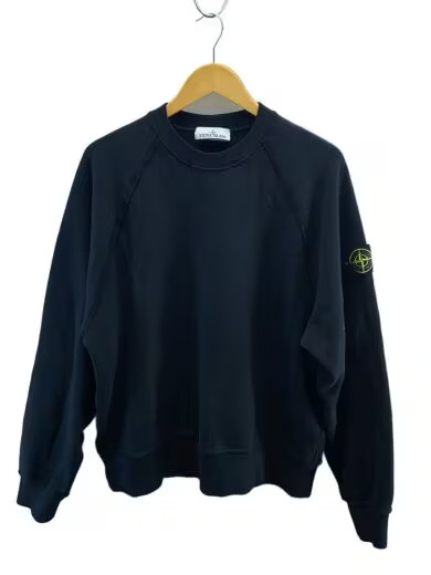 STONE ISLAND/ORGANIC COTTON FLEECE/Sweatshirt/M/Cotton/Black/Solid/K2S156100022/