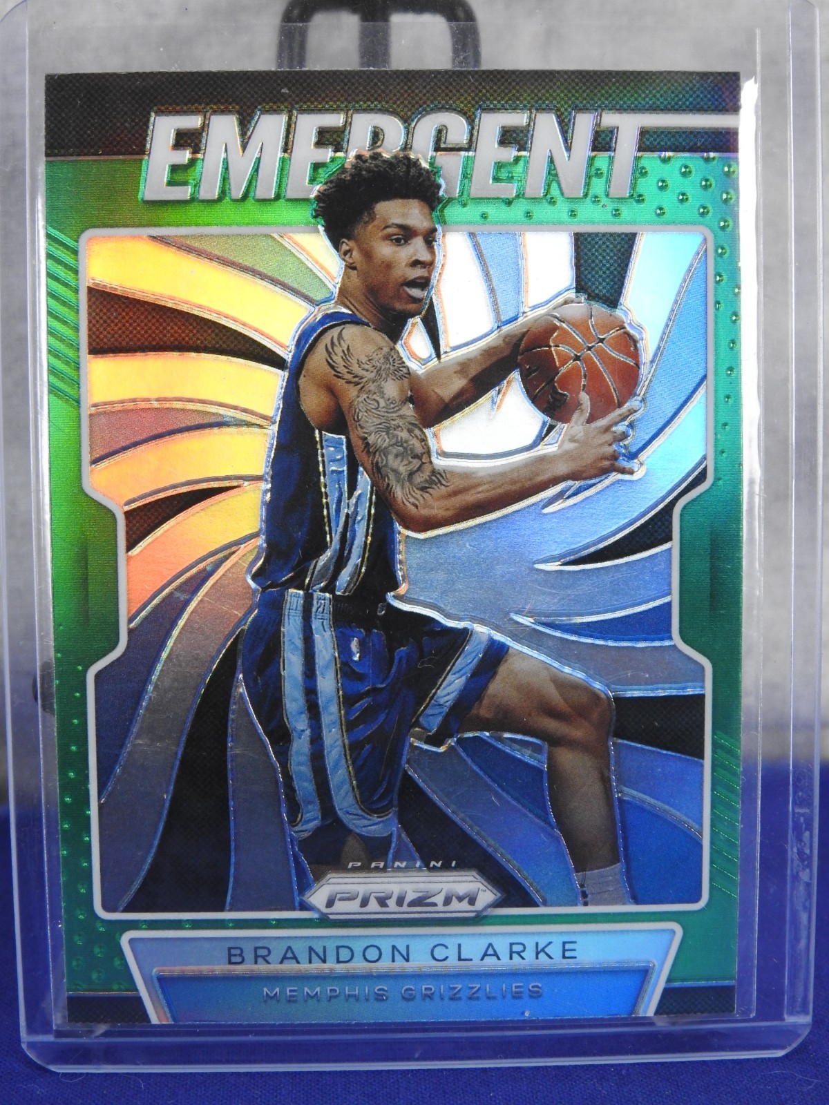 2019 Panini Prizm Emergent Green #28 Brandon Clarke